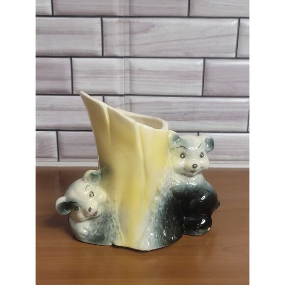 Vintage Bear Planter - Picture 1 of 10